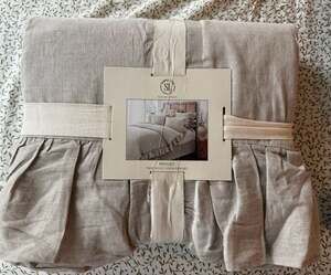 Southern Living Brooke Twin Duvet Cover Mini Set in Natural